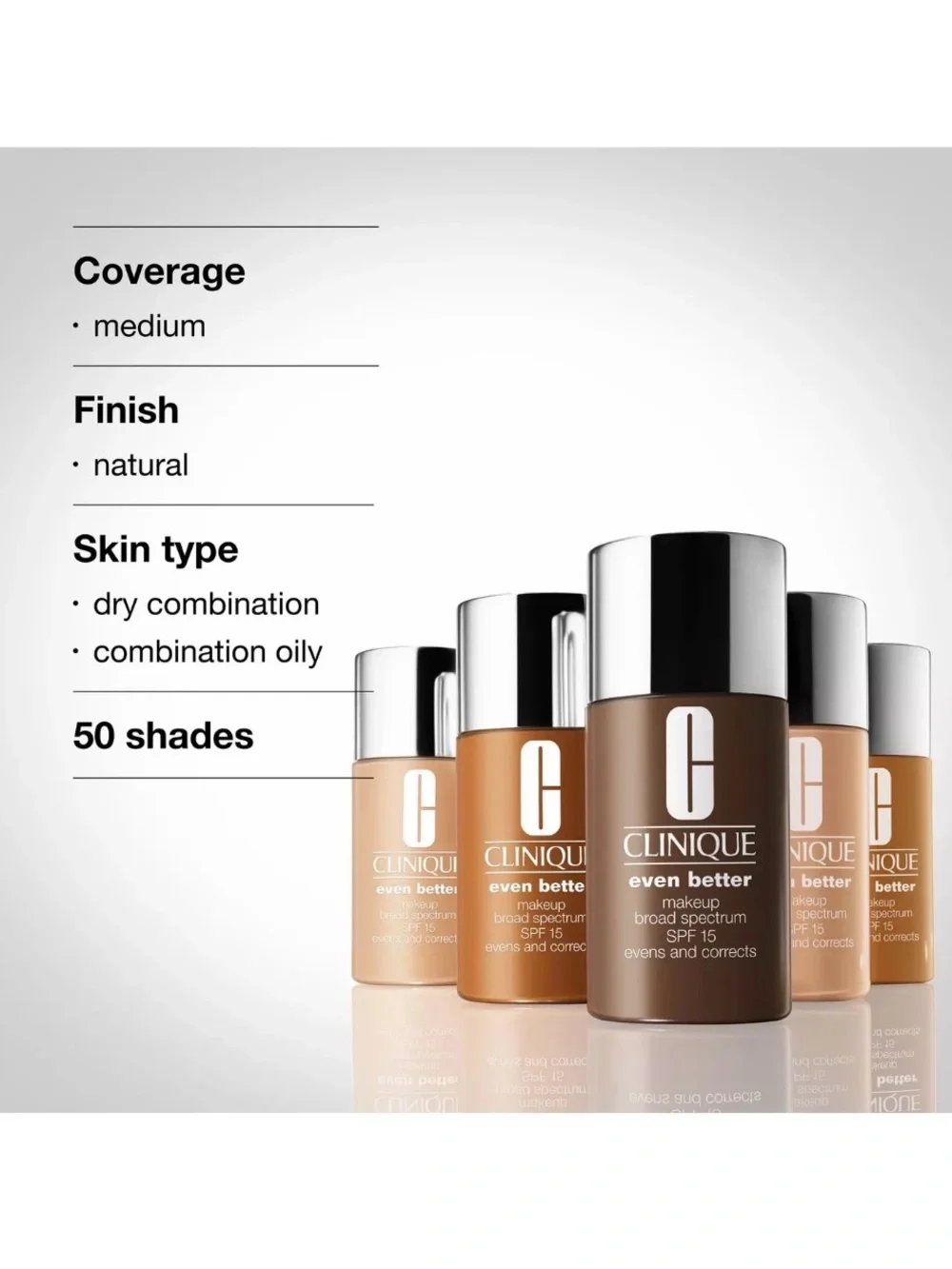 Clinique Even Better Makeup SPF 15 Broad Spectrum Foundation WN 82 Latte Medium